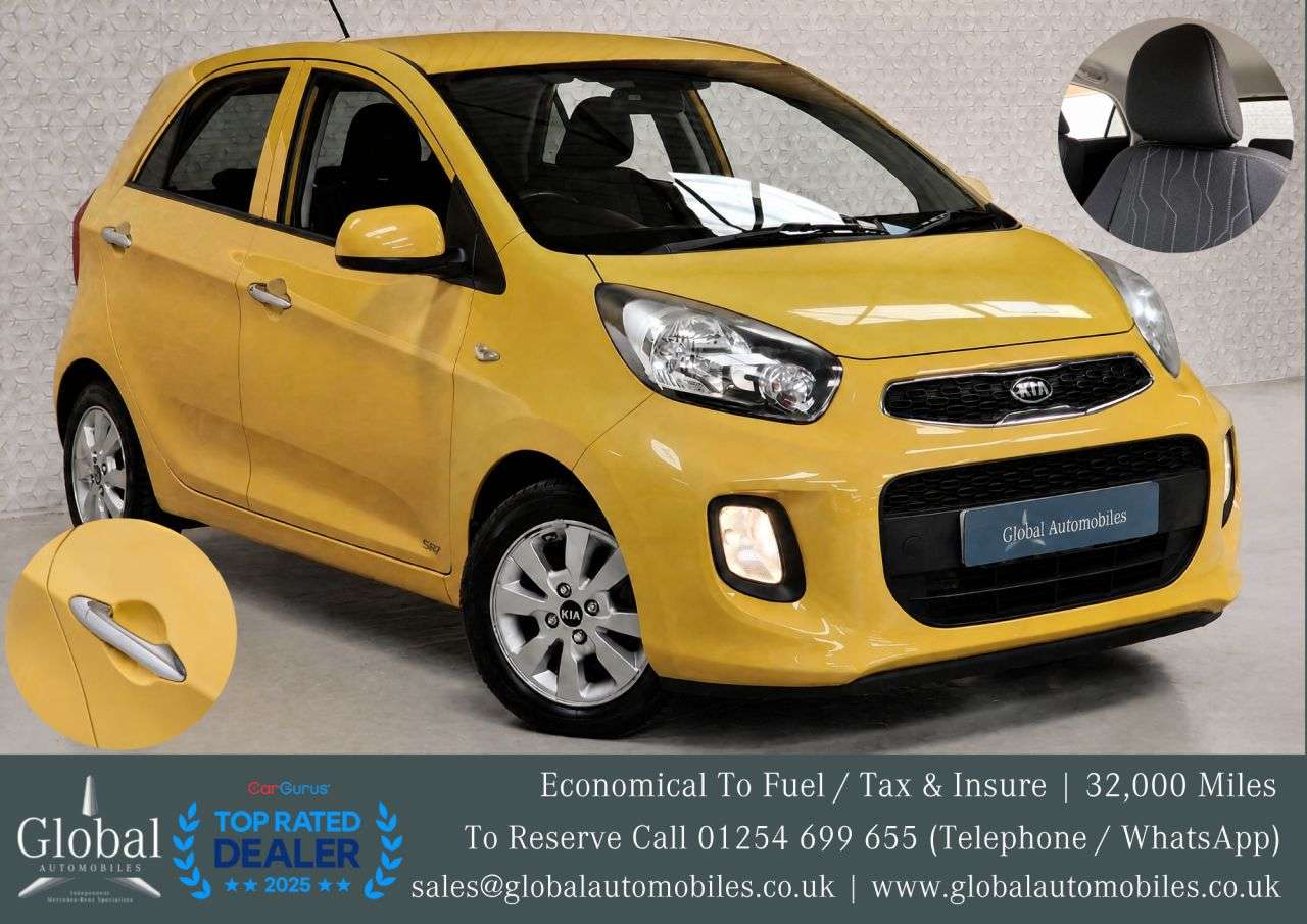 A 2016 KIA PICANTO 1.0 SR7 Hatchback 5dr Petrol Manual Euro 5 (68 bhp) LOW MILEAGE | 8 SERVICE A 2016 KIA PICANTO 1.0 SR7 Hatchback 5dr Petrol Manual Euro 5 (68 bhp) LOW MILEAGE | 8 SERVICE