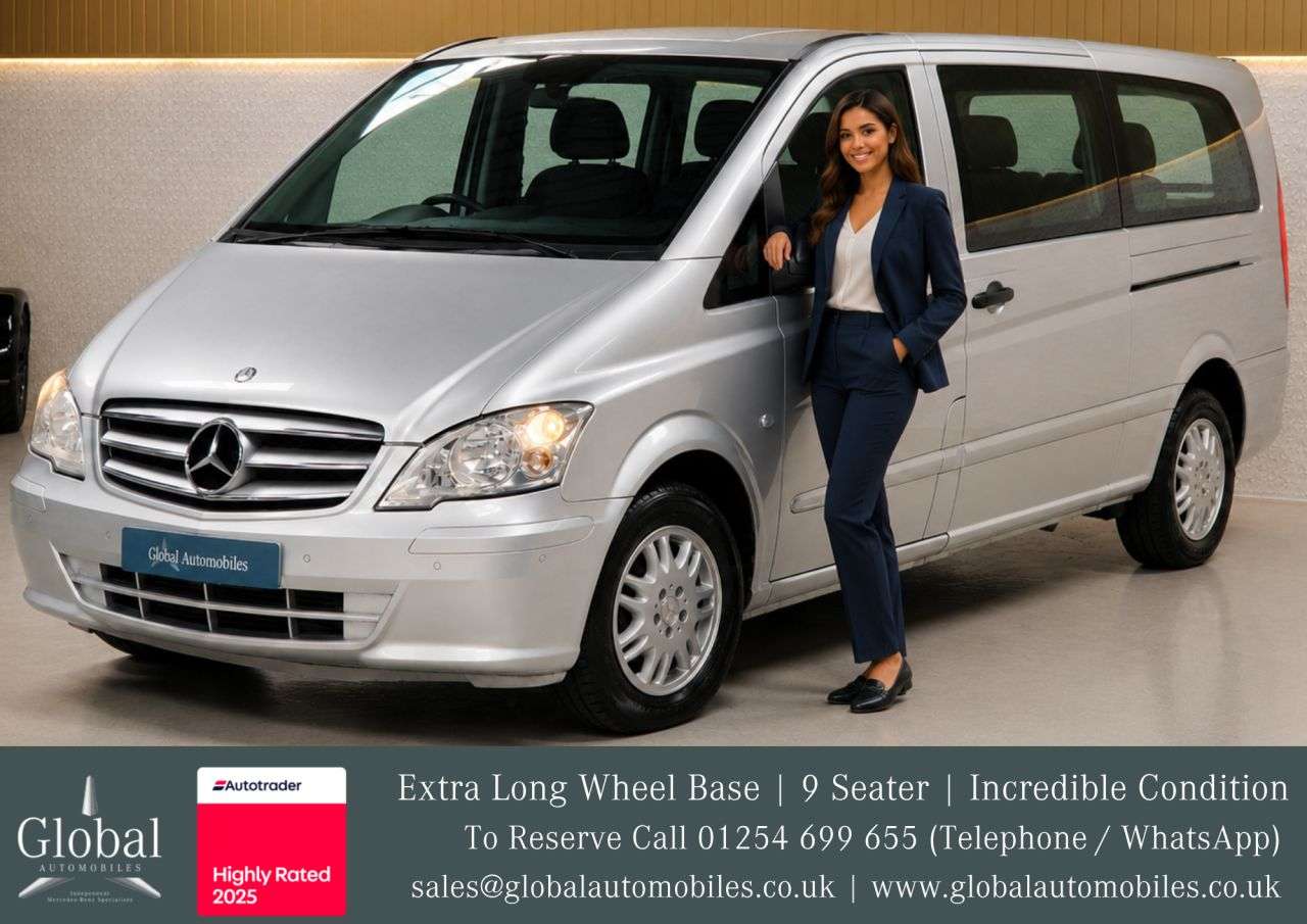A 2013 MERCEDES-BENZ VITO 2.1 113 CDi BlueEFFICIENCY Traveliner Minibus 5dr Diesel Manual L1 (182 g/k A 2013 MERCEDES-BENZ VITO 2.1 113 CDi BlueEFFICIENCY Traveliner Minibus 5dr Diesel Manual L1 (182 g/k