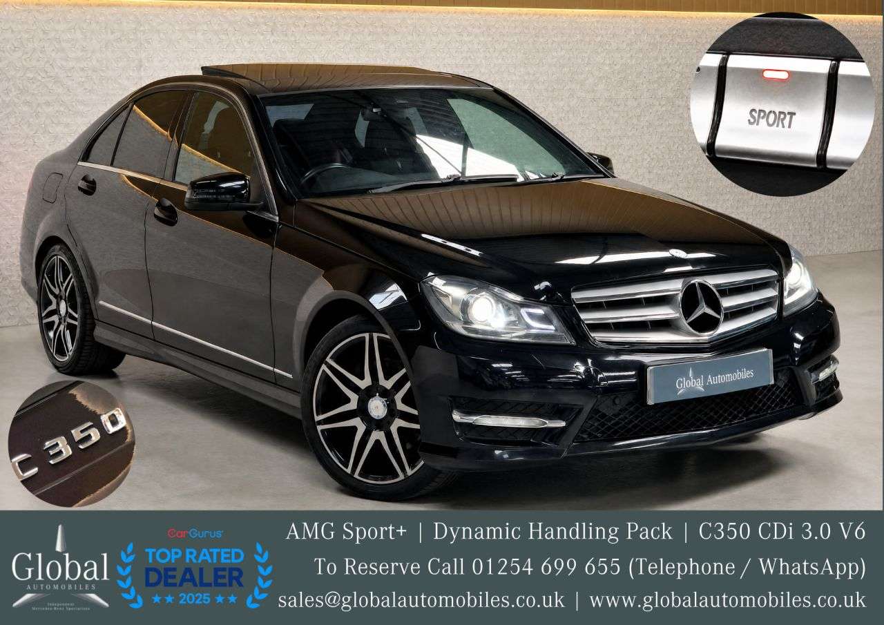 A 2012 MERCEDES-BENZ C-CLASS 3.0 C350 CDI V6 BlueEfficiency AMG Sport Plus Saloon 4dr Diesel G-Tronic Eu A 2012 MERCEDES-BENZ C-CLASS 3.0 C350 CDI V6 BlueEfficiency AMG Sport Plus Saloon 4dr Diesel G-Tronic Eu