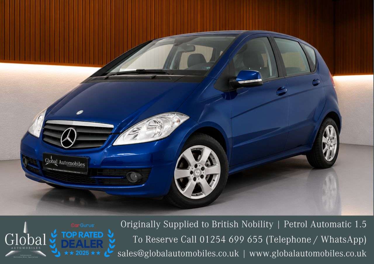 A 2011 MERCEDES-BENZ A-CLASS 1.5 A160 Classic SE Hatchback 5dr Petrol CVT (157 g/km, 95 bhp) PREVIOUSLY A 2011 MERCEDES-BENZ A-CLASS 1.5 A160 Classic SE Hatchback 5dr Petrol CVT (157 g/km, 95 bhp) PREVIOUSLY