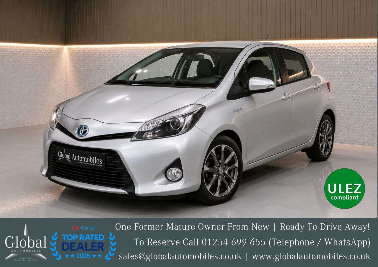 A 2014 TOYOTA YARIS 1.5 VVT-h Trend Hatchback 5dr Petrol Hybrid CVT Euro 5 (101 ps) ONLY ONE FO A 2014 TOYOTA YARIS 1.5 VVT-h Trend Hatchback 5dr Petrol Hybrid CVT Euro 5 (101 ps) ONLY ONE FO