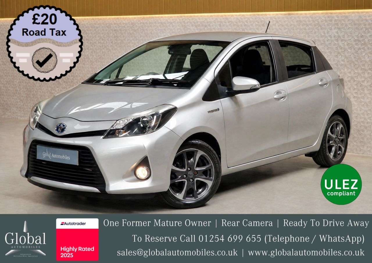 A 2014 TOYOTA YARIS 1.5 VVT-h Trend Hatchback 5dr Petrol Hybrid CVT Euro 5 (101 ps) ONLY ONE FO A 2014 TOYOTA YARIS 1.5 VVT-h Trend Hatchback 5dr Petrol Hybrid CVT Euro 5 (101 ps) ONLY ONE FO