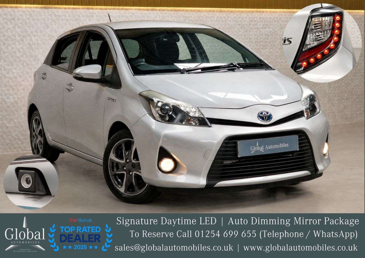 A 2014 TOYOTA YARIS 1.5 VVT-h Trend Hatchback 5dr Petrol Hybrid CVT Euro 5 (101 ps) ONLY ONE FO A 2014 TOYOTA YARIS 1.5 VVT-h Trend Hatchback 5dr Petrol Hybrid CVT Euro 5 (101 ps) ONLY ONE FO