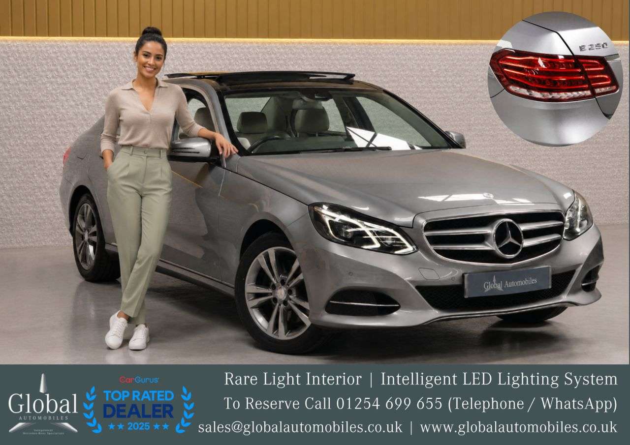 A 2014 MERCEDES-BENZ E-CLASS 2.1 E250 CDI SE Saloon 4dr Diesel G-Tronic+ Euro 5 (s/s) (204 ps) 12 SERVIC A 2014 MERCEDES-BENZ E-CLASS 2.1 E250 CDI SE Saloon 4dr Diesel G-Tronic+ Euro 5 (s/s) (204 ps) 12 SERVIC