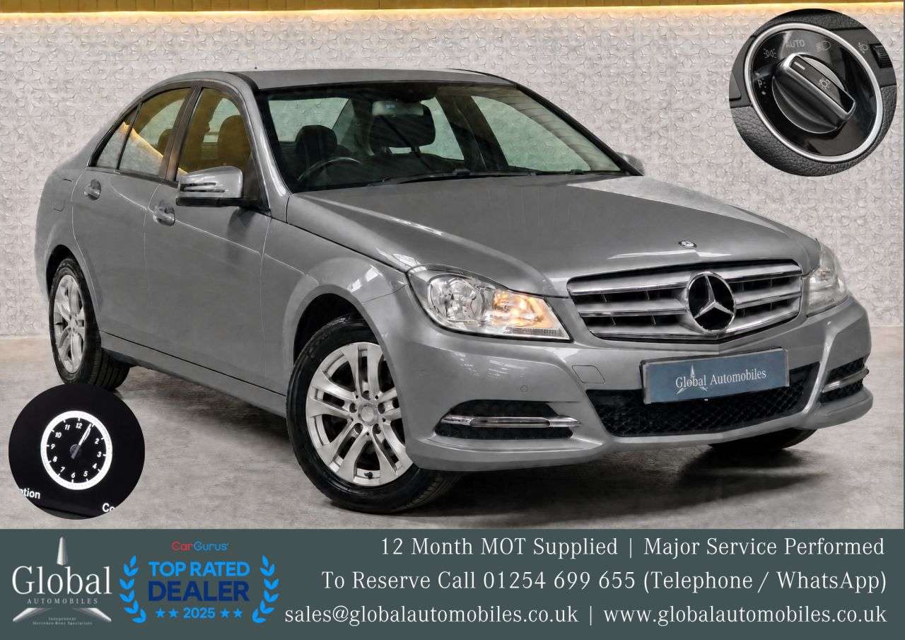A 2012 MERCEDES-BENZ C CLASS 2.1 C220 CDI BlueEfficiency Executive SE Saloon 4dr Diesel G-Tronic+ Euro 5 A 2012 MERCEDES-BENZ C CLASS 2.1 C220 CDI BlueEfficiency Executive SE Saloon 4dr Diesel G-Tronic+ Euro 5