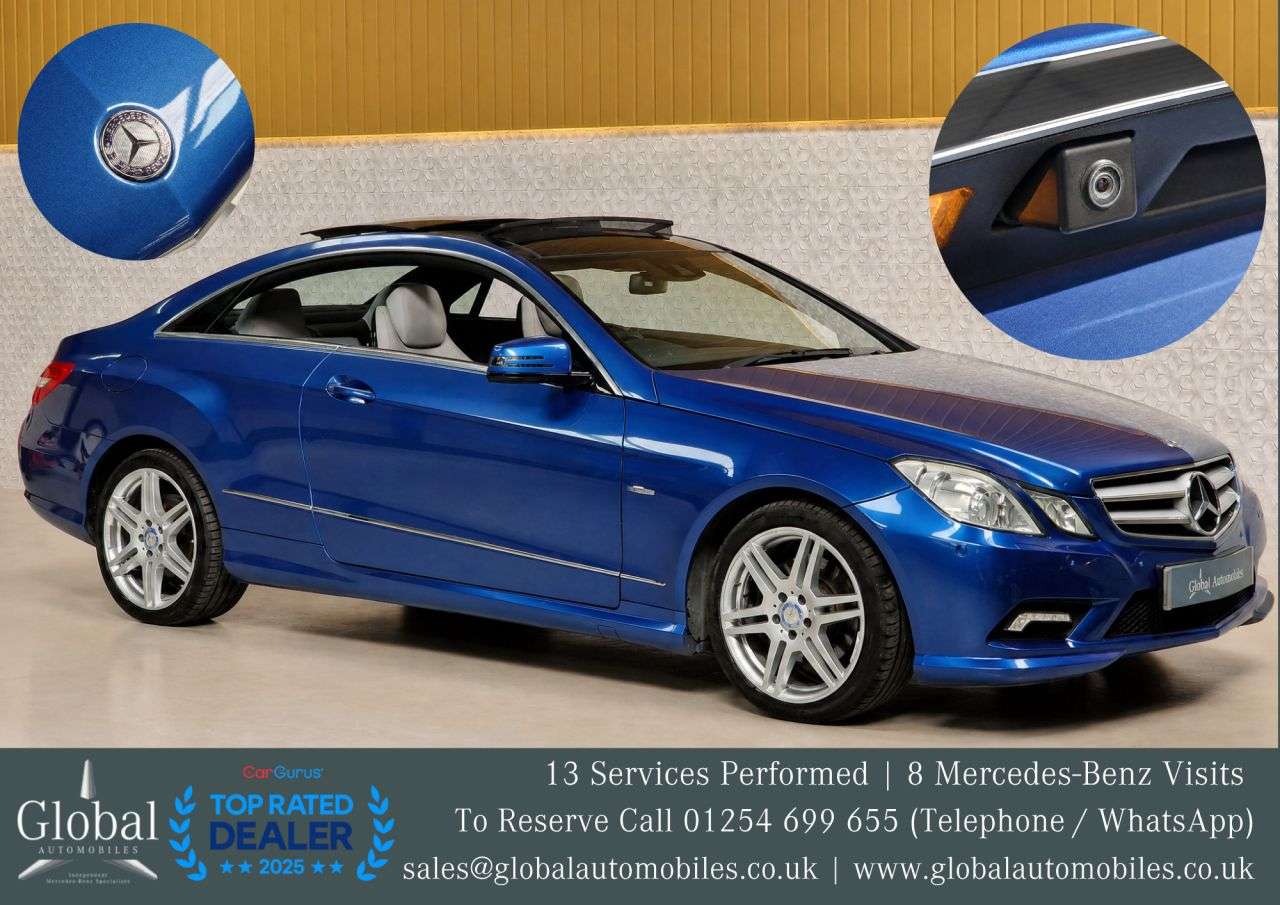 A 2011 MERCEDES-BENZ E-CLASS 3.0 E350 CDI V6 BlueEfficiency Sport Coupe 2dr Diesel G-Tronic Euro 5 (231 A 2011 MERCEDES-BENZ E-CLASS 3.0 E350 CDI V6 BlueEfficiency Sport Coupe 2dr Diesel G-Tronic Euro 5 (231