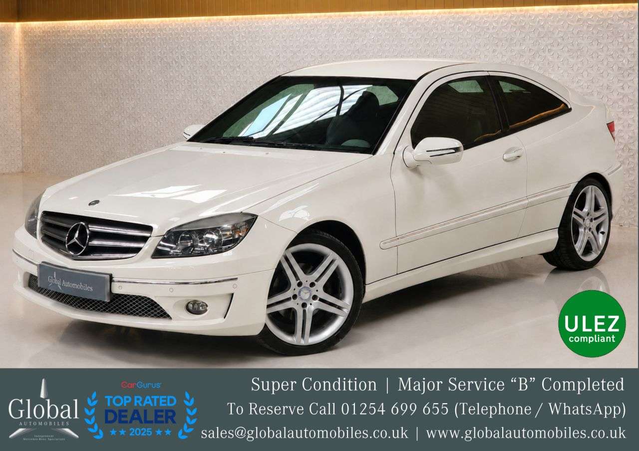 A 2009 MERCEDES-BENZ CLC CLASS 1.8 CLC180K Sport Coupe 3dr Petrol Manual Euro 4 (143 ps) MAJOR SERVICE "B" A 2009 MERCEDES-BENZ CLC CLASS 1.8 CLC180K Sport Coupe 3dr Petrol Manual Euro 4 (143 ps) MAJOR SERVICE "B"