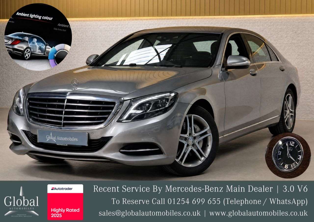 A 2015 MERCEDES-BENZ S CLASS 3.0 S350L V6 BlueTEC SE Line Saloon 4dr Diesel G-Tronic+ Euro 6 (s/s) (258 A 2015 MERCEDES-BENZ S CLASS 3.0 S350L V6 BlueTEC SE Line Saloon 4dr Diesel G-Tronic+ Euro 6 (s/s) (258