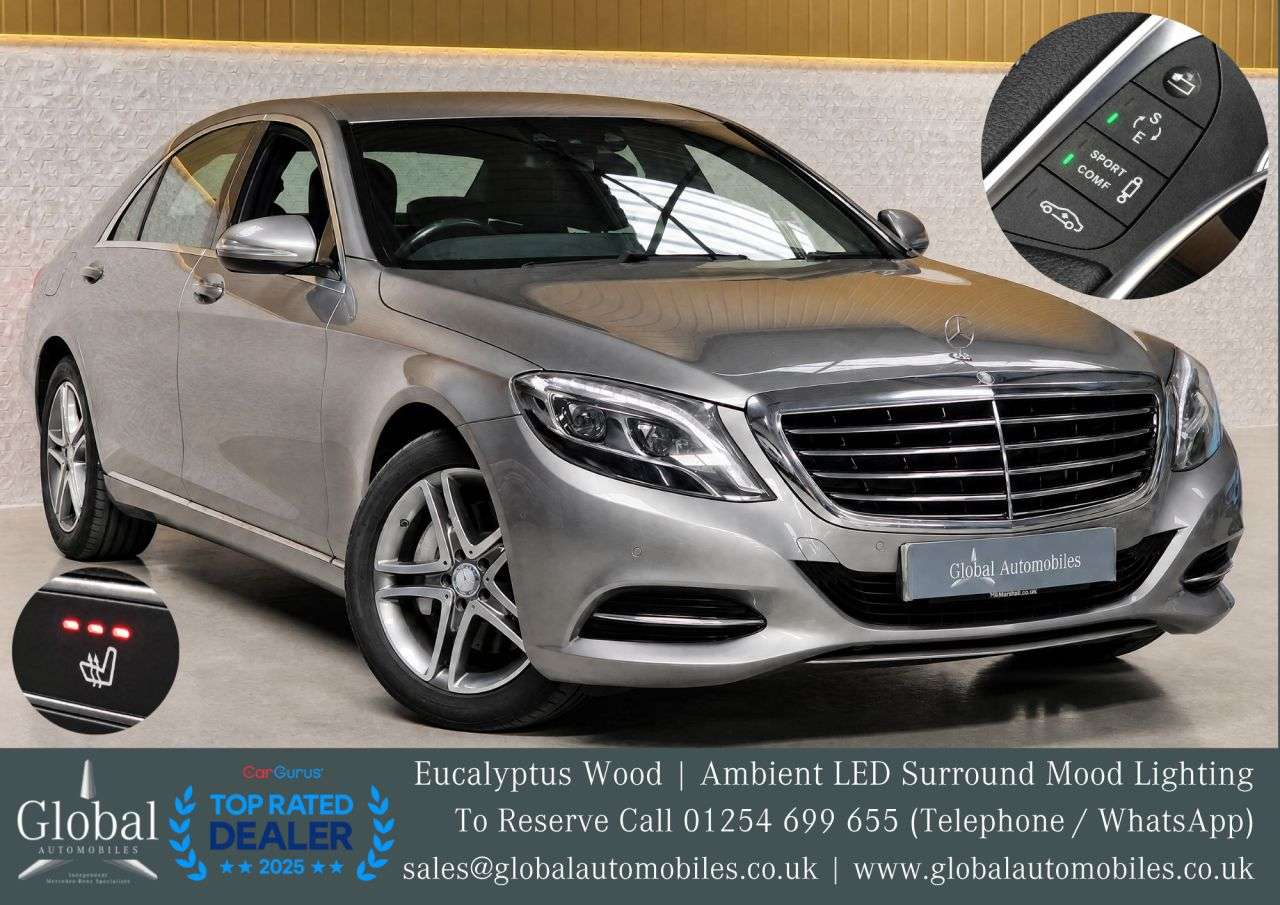 A 2015 MERCEDES-BENZ S CLASS 3.0 S350L V6 BlueTEC SE Line Saloon 4dr Diesel G-Tronic+ Euro 6 (s/s) (258 A 2015 MERCEDES-BENZ S CLASS 3.0 S350L V6 BlueTEC SE Line Saloon 4dr Diesel G-Tronic+ Euro 6 (s/s) (258
