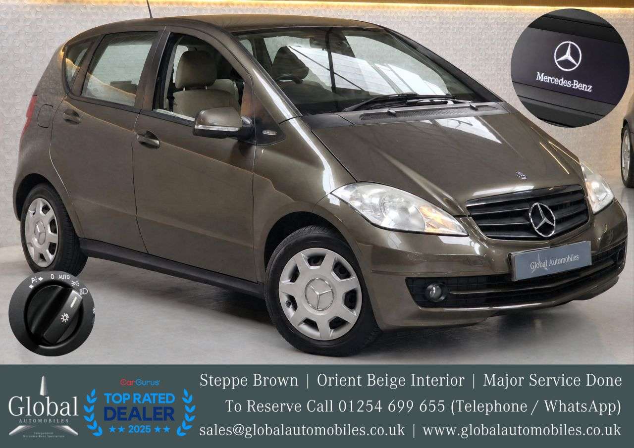 A 2009 MERCEDES-BENZ A CLASS 1.5 A160 BlueEfficiency Classic SE Hatchback 5dr Petrol Manual (139 g/km, 9 A 2009 MERCEDES-BENZ A CLASS 1.5 A160 BlueEfficiency Classic SE Hatchback 5dr Petrol Manual (139 g/km, 9