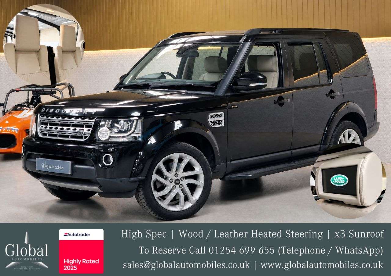 A 2015 LAND ROVER DISCOVERY 4 3.0 SD V6 HSE Luxury SUV 5dr Diesel Auto 4WD Euro 5 (s/s) (255 bhp) MUST RE A 2015 LAND ROVER DISCOVERY 4 3.0 SD V6 HSE Luxury SUV 5dr Diesel Auto 4WD Euro 5 (s/s) (255 bhp) MUST RE