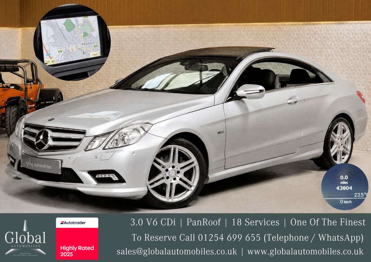 A 2009 MERCEDES-BENZ E-CLASS 3.0 E350 CDI V6 BlueEfficiency Sport Coupe 2dr Diesel G-Tronic Euro 5 (231 A 2009 MERCEDES-BENZ E-CLASS 3.0 E350 CDI V6 BlueEfficiency Sport Coupe 2dr Diesel G-Tronic Euro 5 (231