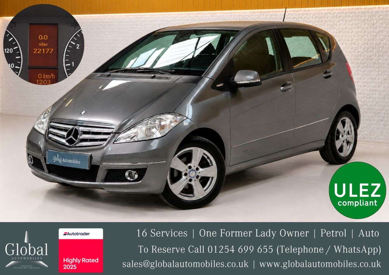 A 2010 MERCEDES-BENZ A CLASS 1.7 A180 Avantgarde SE Hatchback 5dr Petrol CVT (166 g/km, 116 bhp) SURELY A 2010 MERCEDES-BENZ A CLASS 1.7 A180 Avantgarde SE Hatchback 5dr Petrol CVT (166 g/km, 116 bhp) SURELY