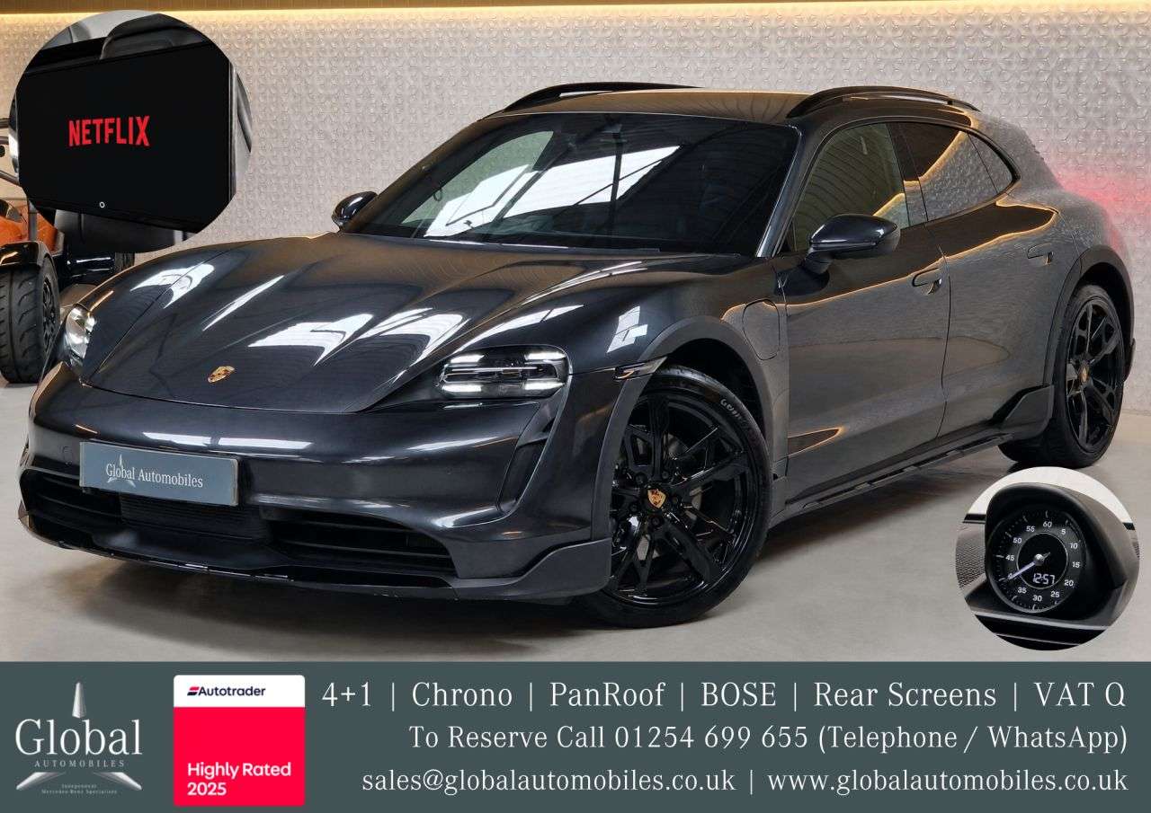 A 2023 PORSCHE TAYCAN Performance Plus 93.4kWh 4 Cross Turismo 5dr Electric Auto 4WD (11kW Charge A 2023 PORSCHE TAYCAN Performance Plus 93.4kWh 4 Cross Turismo 5dr Electric Auto 4WD (11kW Charge
