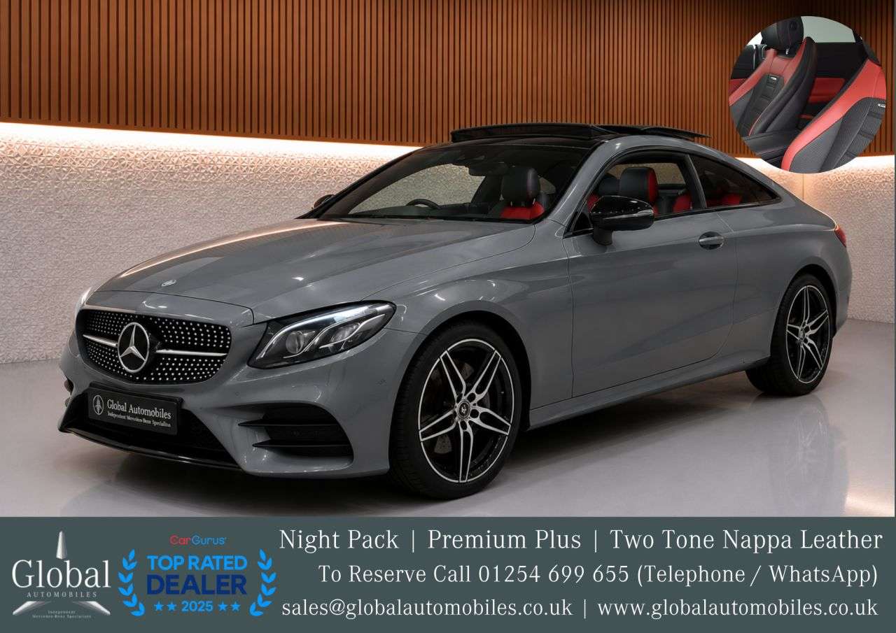 A 2017 MERCEDES-BENZ E-CLASS 2.0 E220d AMG Line (Premium Plus) Coupe 2dr Diesel G-Tronic+ Euro 6 (s/s) ( A 2017 MERCEDES-BENZ E-CLASS 2.0 E220d AMG Line (Premium Plus) Coupe 2dr Diesel G-Tronic+ Euro 6 (s/s) (