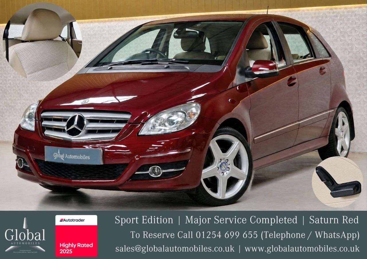 A 2011 MERCEDES-BENZ B CLASS 2.0 B180 CDI Sport MPV 5dr Diesel CVT (158 g/km, 109 bhp) SATURN RED | ORIE A 2011 MERCEDES-BENZ B CLASS 2.0 B180 CDI Sport MPV 5dr Diesel CVT (158 g/km, 109 bhp) SATURN RED | ORIE