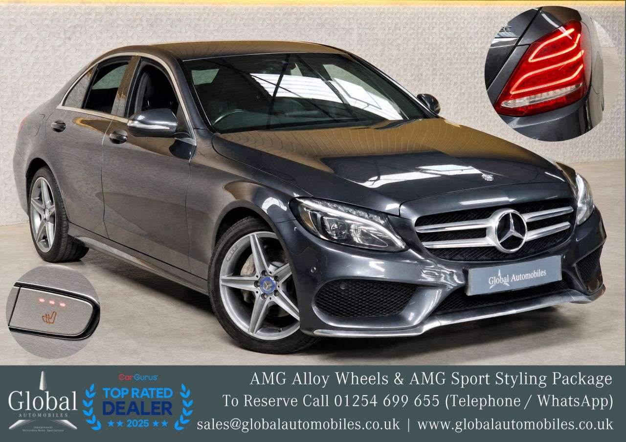 A 2015 MERCEDES-BENZ C CLASS 2.1 C220 BlueTEC AMG Line Saloon 4dr Diesel G-Tronic+ Euro 6 (s/s) (170 ps) A 2015 MERCEDES-BENZ C CLASS 2.1 C220 BlueTEC AMG Line Saloon 4dr Diesel G-Tronic+ Euro 6 (s/s) (170 ps)