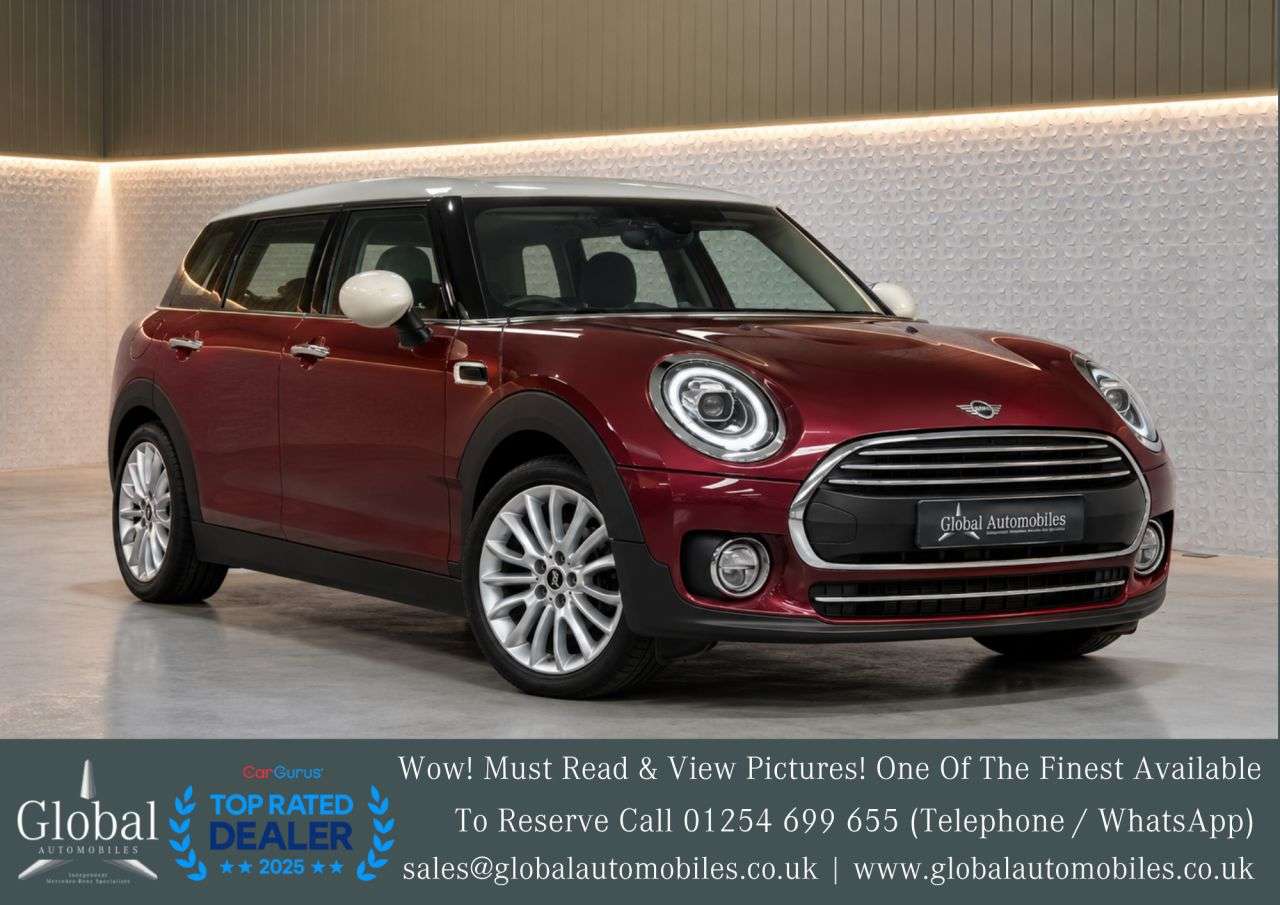 A 2026 MINI CLUBMAN 1.5 Cooper Auto Euro 6 (s/s) 6dr TOP SPEC | PEPPER PACK II A 2026 MINI CLUBMAN 1.5 Cooper Auto Euro 6 (s/s) 6dr TOP SPEC | PEPPER PACK II