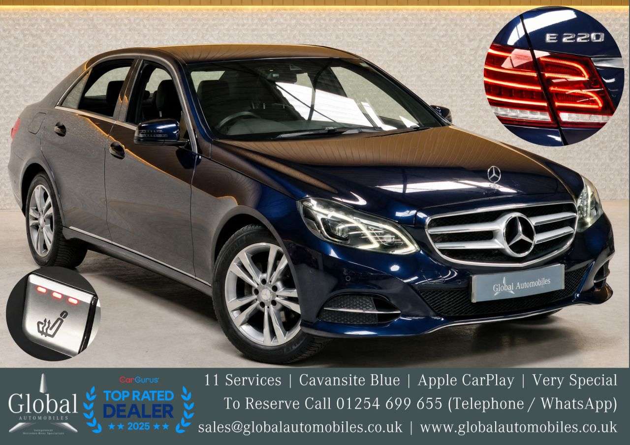 A 2016 MERCEDES-BENZ E CLASS 2.1 E220 BlueTEC SE Saloon 4dr Diesel G-Tronic+ Euro 6 (s/s) (177 ps) VERY A 2016 MERCEDES-BENZ E CLASS 2.1 E220 BlueTEC SE Saloon 4dr Diesel G-Tronic+ Euro 6 (s/s) (177 ps) VERY