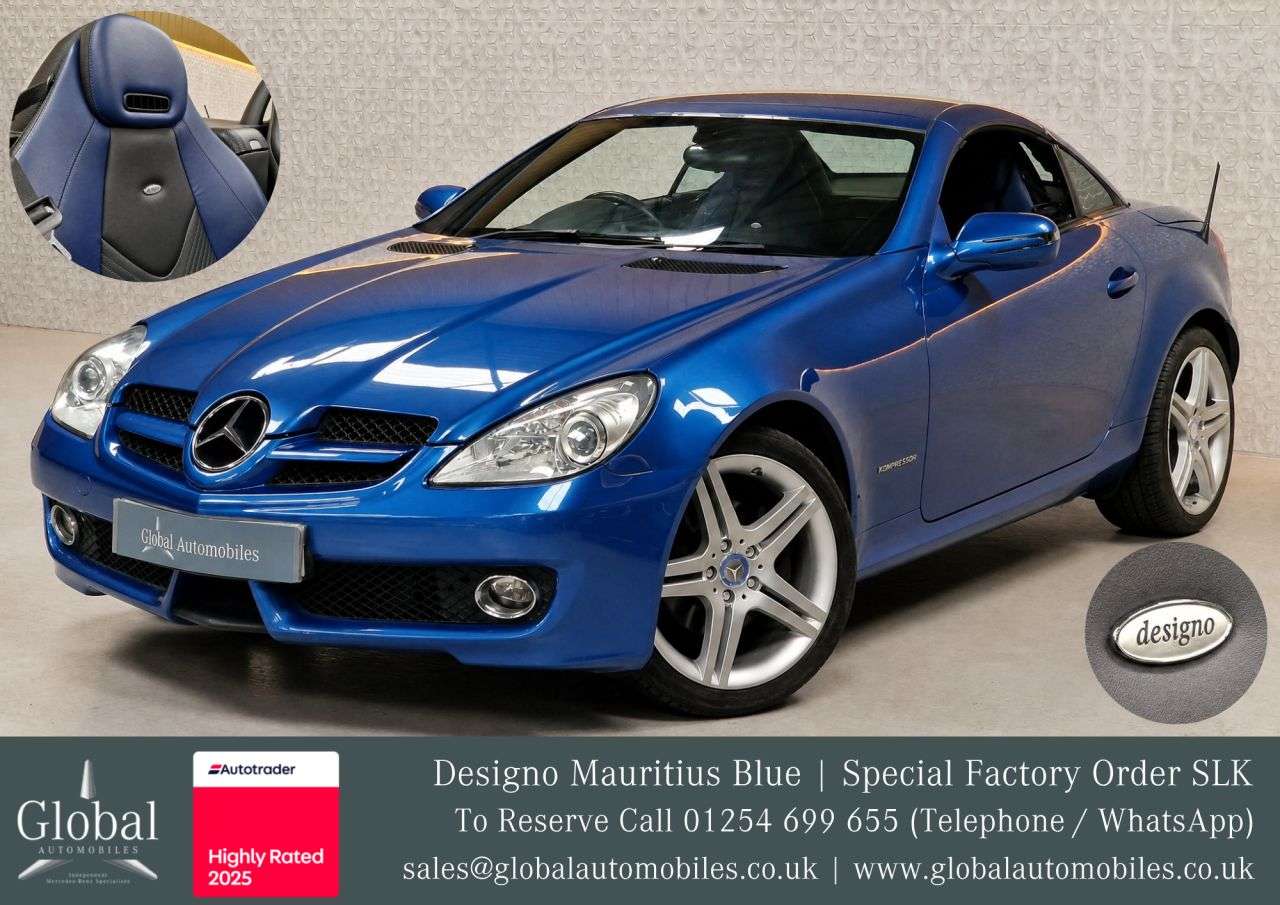 A 2010 MERCEDES-BENZ SLK 1.8 SLK200K Convertible 2dr Petrol Tiptronic Euro 4 (184 ps) ONE OF A KIND A 2010 MERCEDES-BENZ SLK 1.8 SLK200K Convertible 2dr Petrol Tiptronic Euro 4 (184 ps) ONE OF A KIND