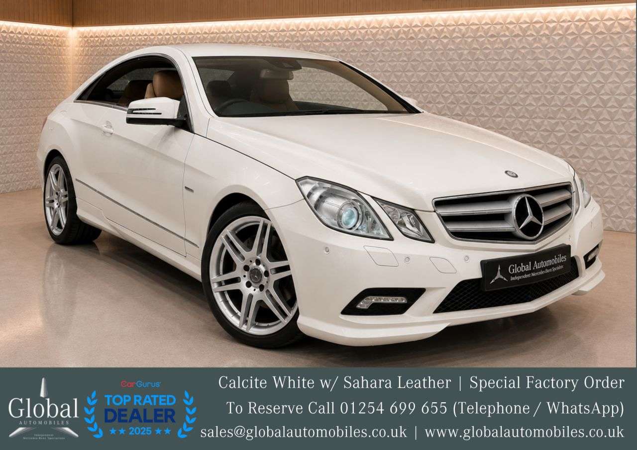 A 2010 MERCEDES-BENZ E CLASS 2.1 E250 CDI BlueEfficiency Sport Coupe 2dr Diesel Tiptronic Euro 5 (204 ps A 2010 MERCEDES-BENZ E CLASS 2.1 E250 CDI BlueEfficiency Sport Coupe 2dr Diesel Tiptronic Euro 5 (204 ps