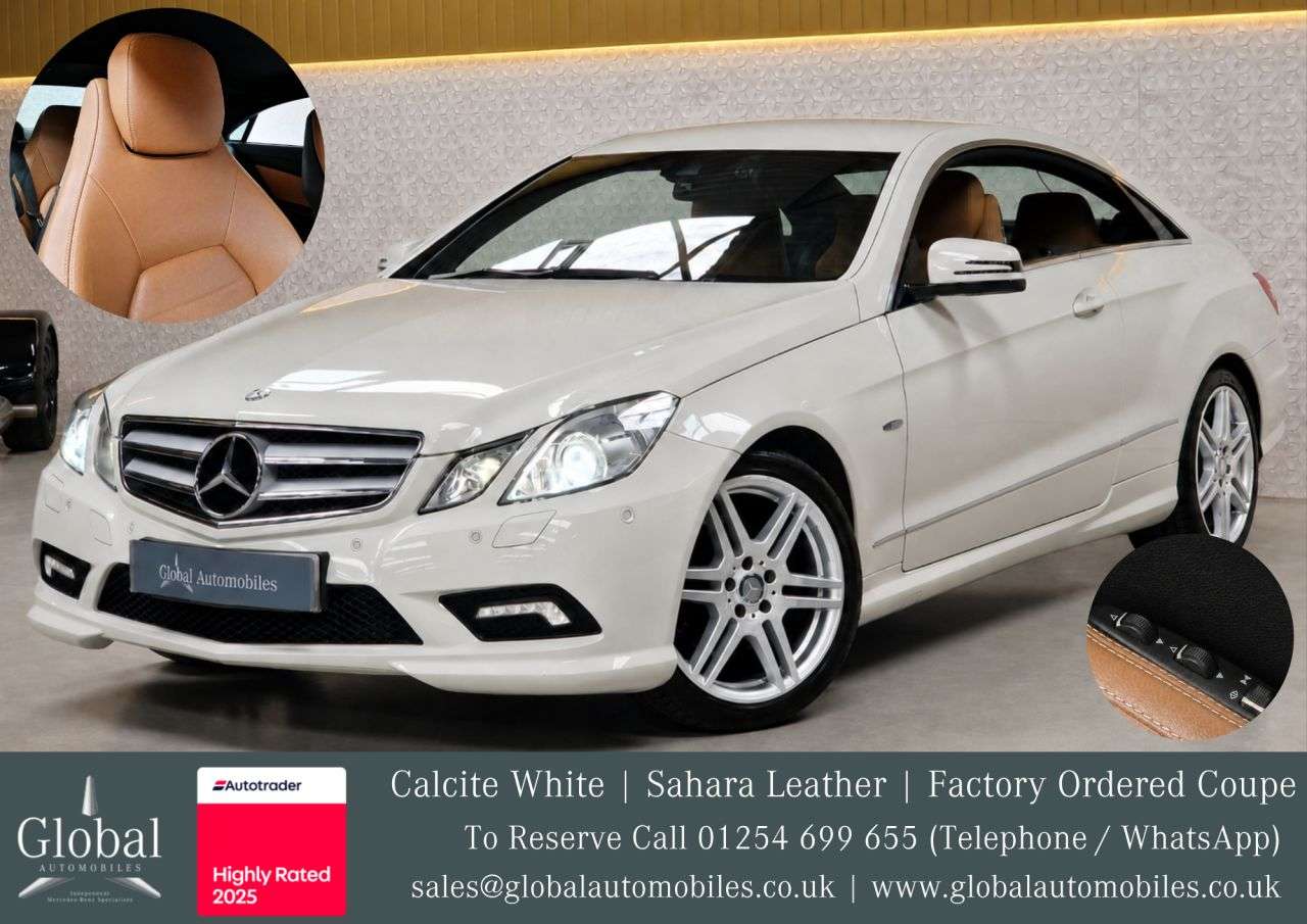 A 2010 MERCEDES-BENZ E CLASS 2.1 E250 CDI BlueEfficiency Sport Coupe 2dr Diesel Tiptronic Euro 5 (204 ps A 2010 MERCEDES-BENZ E CLASS 2.1 E250 CDI BlueEfficiency Sport Coupe 2dr Diesel Tiptronic Euro 5 (204 ps