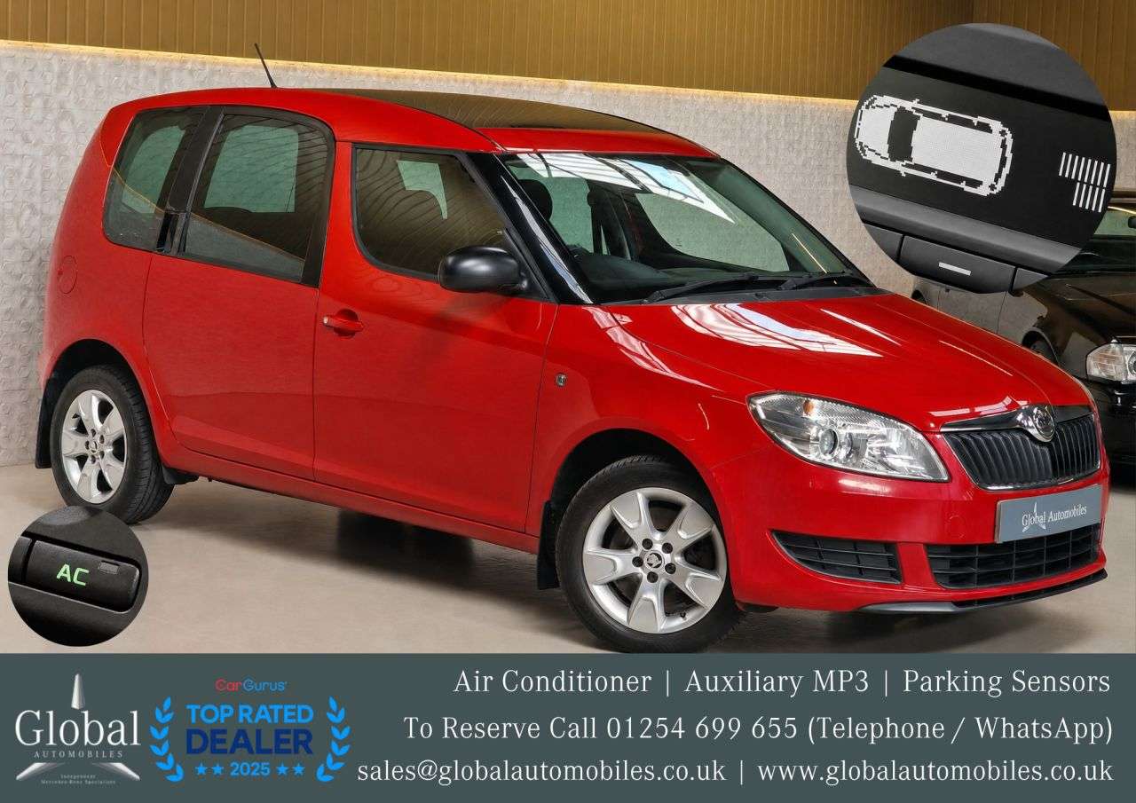A 2014 SKODA ROOMSTER 1.6 TDI SE MPV 5dr Diesel Manual Euro 5 (90 ps) 10 SERVICES | TIMING BELT D A 2014 SKODA ROOMSTER 1.6 TDI SE MPV 5dr Diesel Manual Euro 5 (90 ps) 10 SERVICES | TIMING BELT D