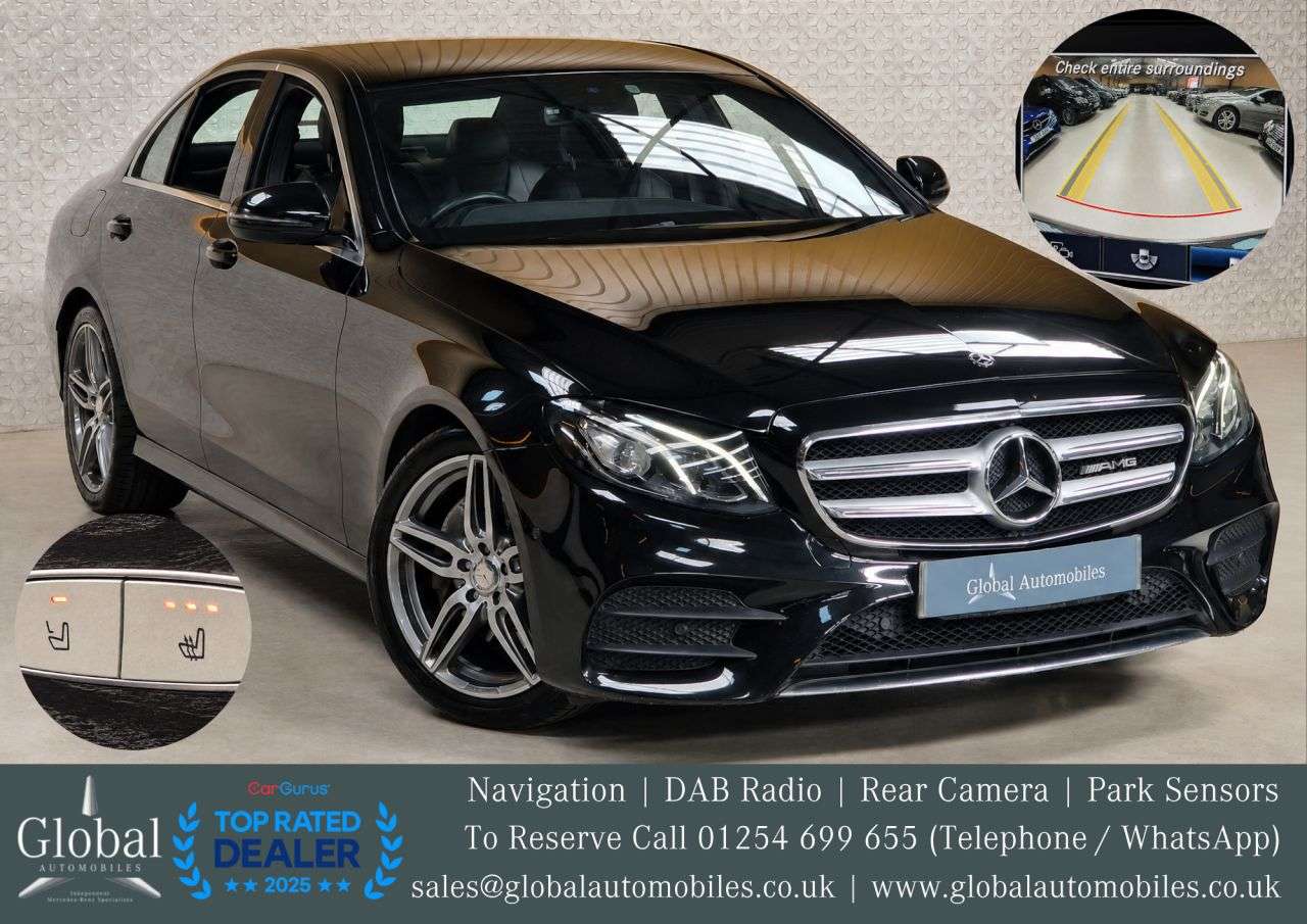 A 2017 MERCEDES-BENZ E CLASS 2.0 E220d AMG Line Saloon 4dr Diesel G-Tronic+ Euro 6 (s/s) (194 ps) VERY S A 2017 MERCEDES-BENZ E CLASS 2.0 E220d AMG Line Saloon 4dr Diesel G-Tronic+ Euro 6 (s/s) (194 ps) VERY S