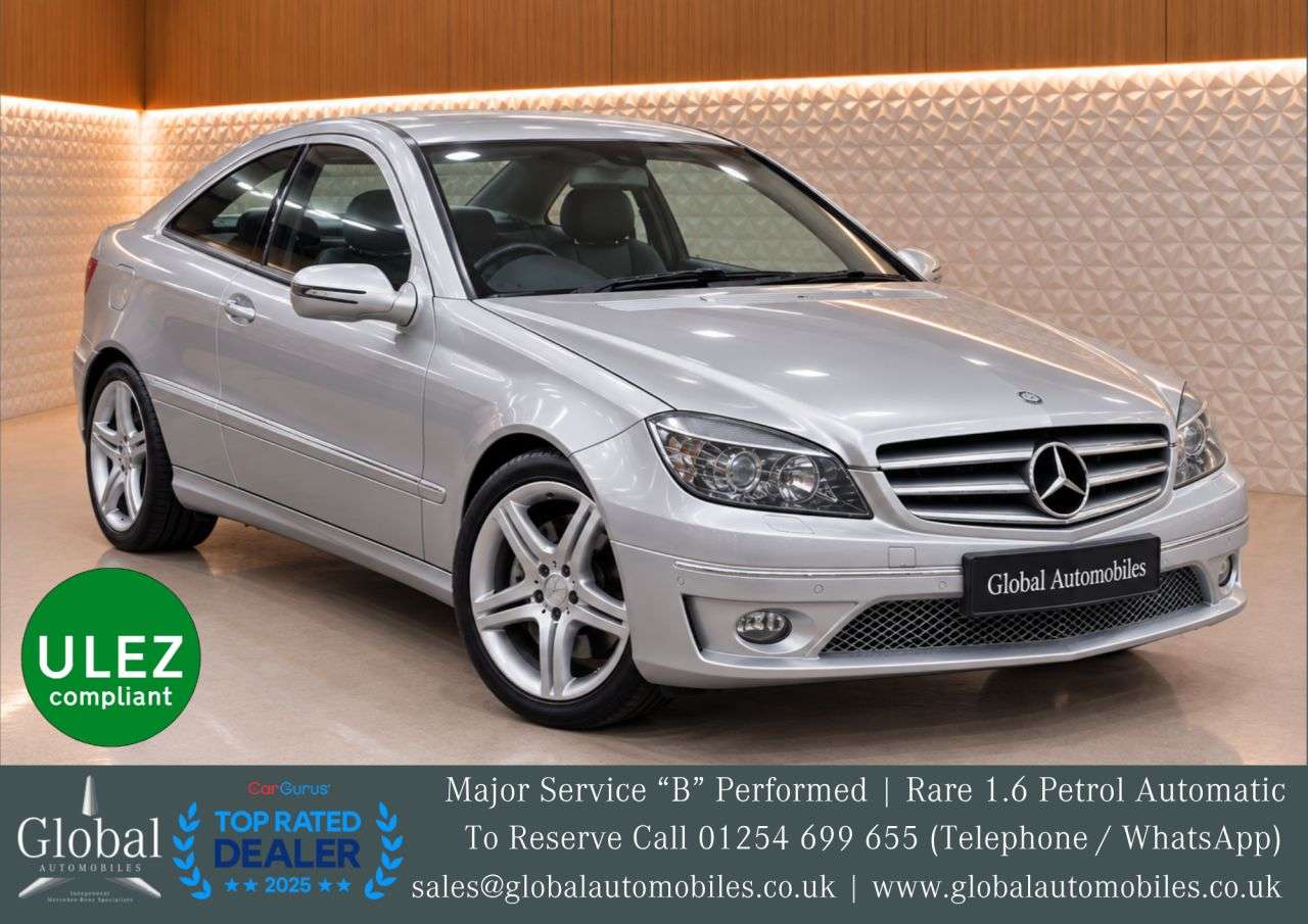 A 2011 MERCEDES-BENZ CLC CLASS 1.6 CLC160 BlueEfficiency Sport Coupe 3dr Petrol Auto Euro 4 (129 ps) VERY A 2011 MERCEDES-BENZ CLC CLASS 1.6 CLC160 BlueEfficiency Sport Coupe 3dr Petrol Auto Euro 4 (129 ps) VERY