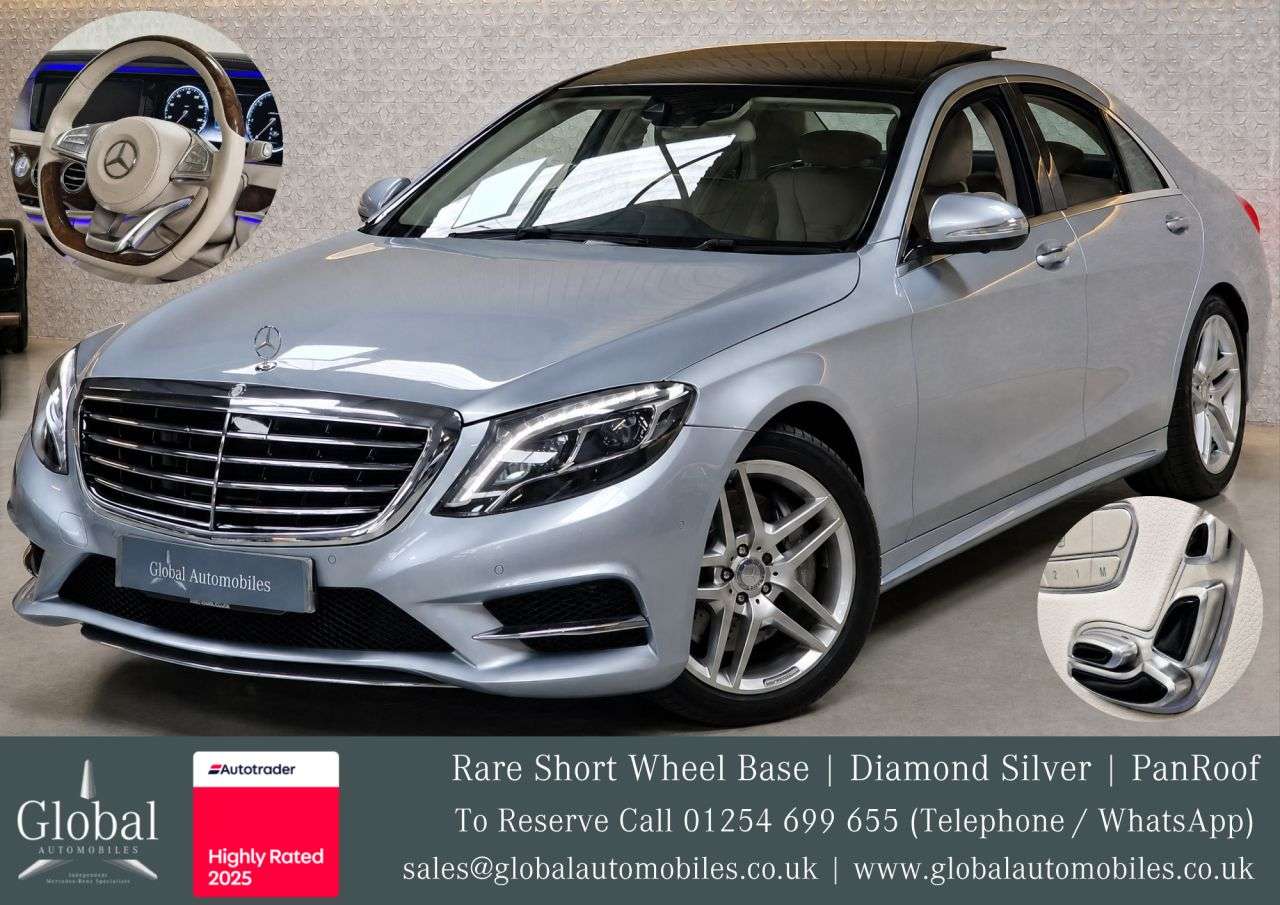 A 2015 MERCEDES-BENZ S CLASS 3.0 S350d V6 AMG Line Saloon 4dr Diesel G-Tronic+ Euro 6 (s/s) (258 ps) SPE A 2015 MERCEDES-BENZ S CLASS 3.0 S350d V6 AMG Line Saloon 4dr Diesel G-Tronic+ Euro 6 (s/s) (258 ps) SPE