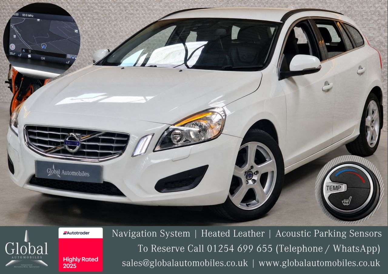 A 2011 VOLVO V60 1.6 T3 SE Estate 5dr Petrol Manual Euro 5 (s/s) (150 ps) MEMORY SEAT | HEAT A 2011 VOLVO V60 1.6 T3 SE Estate 5dr Petrol Manual Euro 5 (s/s) (150 ps) MEMORY SEAT | HEAT