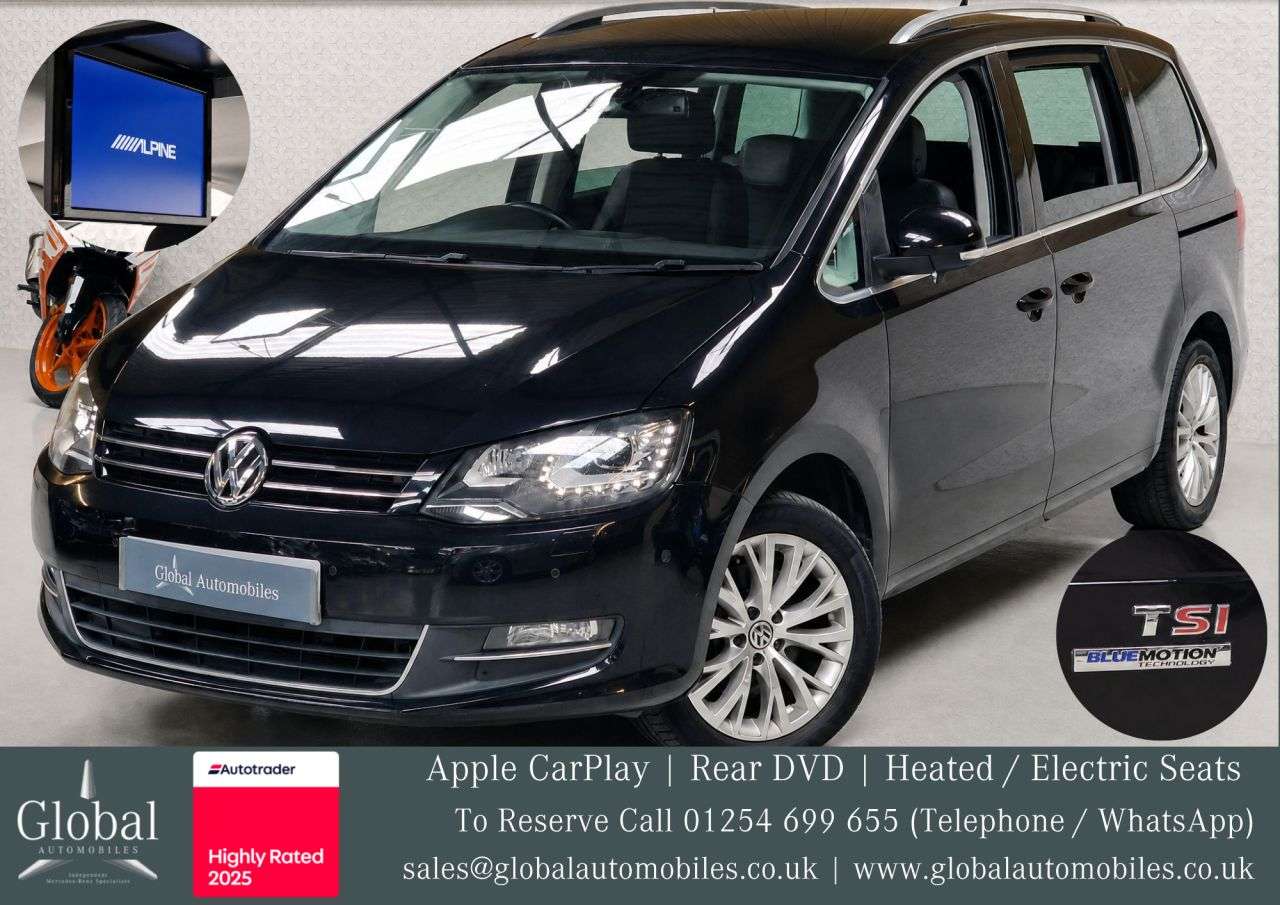 A 2014 VOLKSWAGEN SHARAN 1.4 TSI SE Nav MPV 5dr Petrol DSG (s/s) (150 ps) SUPER HIGH SPEC EXAMPLE A 2014 VOLKSWAGEN SHARAN 1.4 TSI SE Nav MPV 5dr Petrol DSG (s/s) (150 ps) SUPER HIGH SPEC EXAMPLE