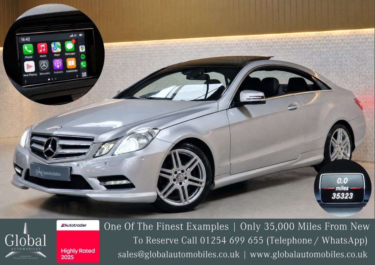 A 2013 MERCEDES-BENZ E CLASS 2.1 E220 CDI BlueEfficiency Sport Coupe 2dr Diesel G-Tronic+ Euro 5 (s/s) ( A 2013 MERCEDES-BENZ E CLASS 2.1 E220 CDI BlueEfficiency Sport Coupe 2dr Diesel G-Tronic+ Euro 5 (s/s) (