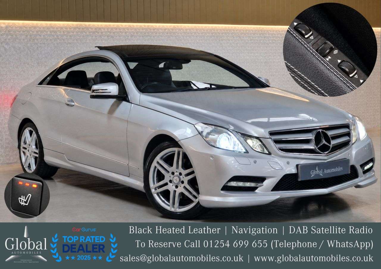 A 2013 MERCEDES-BENZ E CLASS 2.1 E220 CDI BlueEfficiency Sport Coupe 2dr Diesel G-Tronic+ Euro 5 (s/s) ( A 2013 MERCEDES-BENZ E CLASS 2.1 E220 CDI BlueEfficiency Sport Coupe 2dr Diesel G-Tronic+ Euro 5 (s/s) (