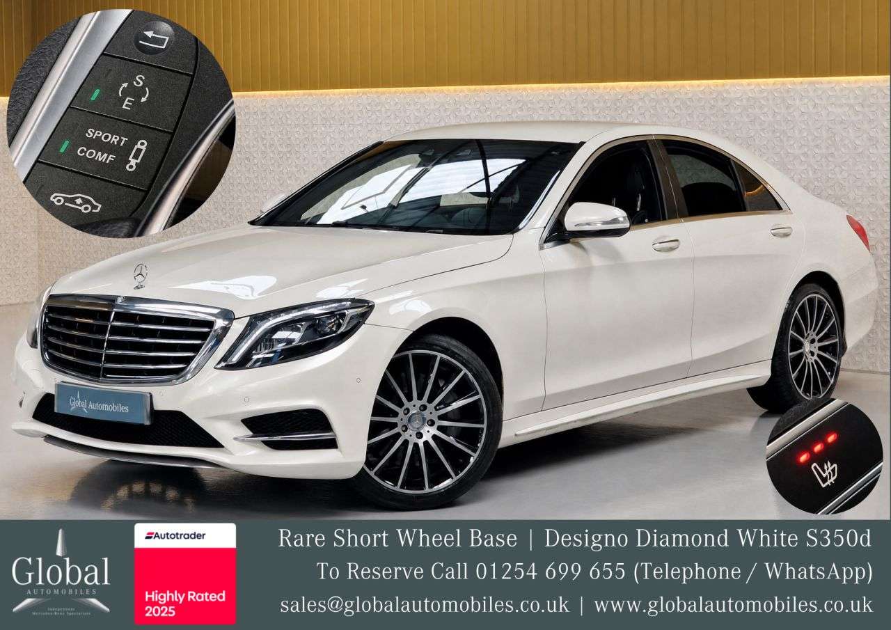 A 2016 MERCEDES-BENZ S CLASS 3.0 S350d V6 AMG Line Saloon 4dr Diesel 9G-Tronic+ Euro 6 (s/s) (258 ps) SP A 2016 MERCEDES-BENZ S CLASS 3.0 S350d V6 AMG Line Saloon 4dr Diesel 9G-Tronic+ Euro 6 (s/s) (258 ps) SP