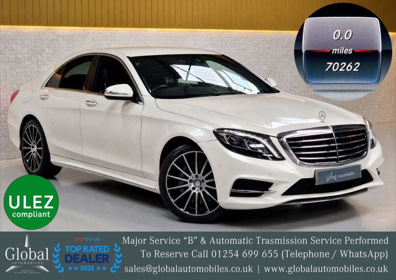 A 2016 MERCEDES-BENZ S CLASS 3.0 S350d V6 AMG Line Saloon 4dr Diesel 9G-Tronic+ Euro 6 (s/s) (258 ps) SP A 2016 MERCEDES-BENZ S CLASS 3.0 S350d V6 AMG Line Saloon 4dr Diesel 9G-Tronic+ Euro 6 (s/s) (258 ps) SP
