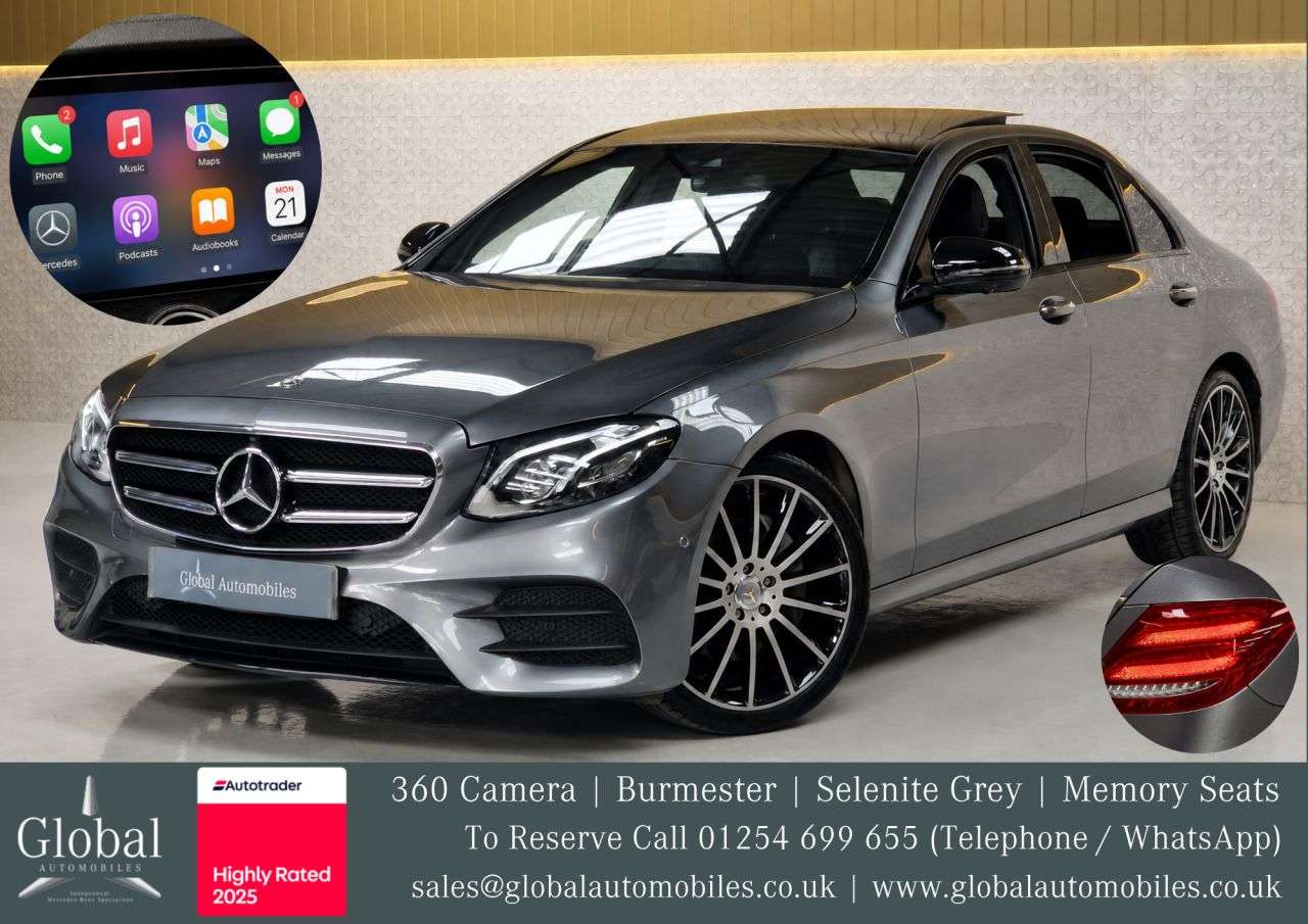 A 2019 MERCEDES-BENZ E CLASS 2.0 E220d AMG Line Night Edition (Premium Plus) Saloon 4dr Diesel G-Tronic+ A 2019 MERCEDES-BENZ E CLASS 2.0 E220d AMG Line Night Edition (Premium Plus) Saloon 4dr Diesel G-Tronic+