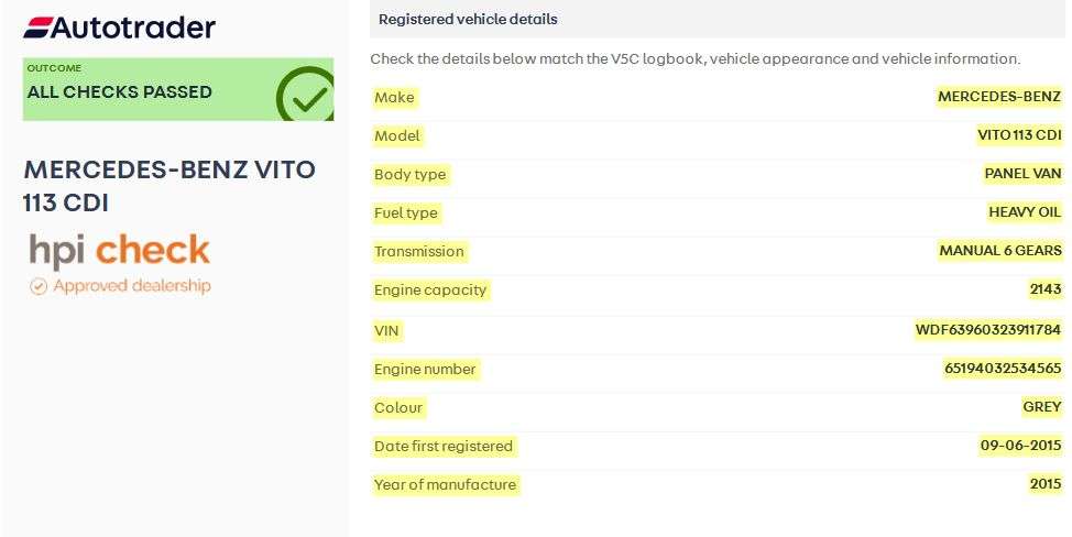2015 MERCEDES-BENZ VITO 2015 MERCEDES-BENZ VITO