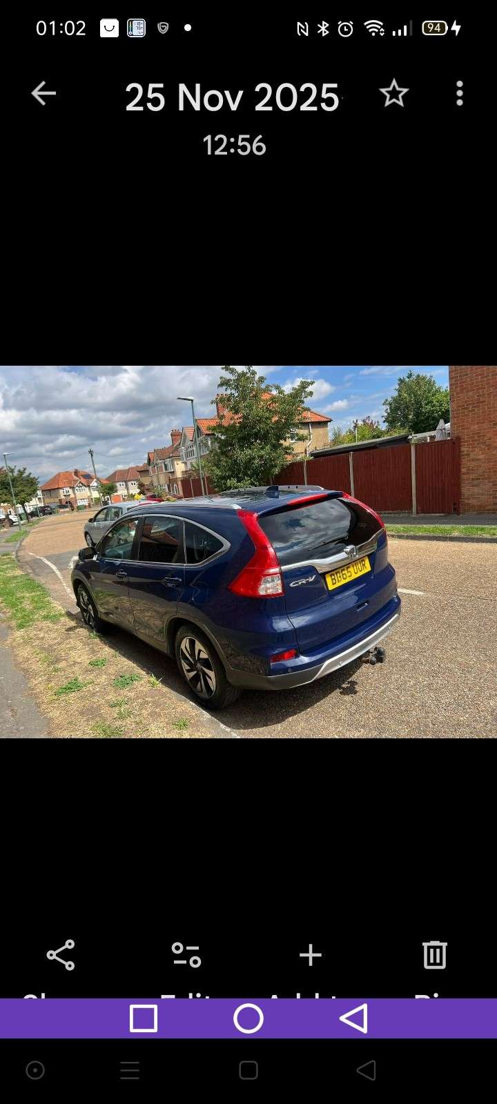 A 2015 HONDA CR-V 1.6 i-DTEC SR SUV 5dr Diesel Manual Euro 6 (s/s) (120 ps) A 2015 HONDA CR-V 1.6 i-DTEC SR SUV 5dr Diesel Manual Euro 6 (s/s) (120 ps)