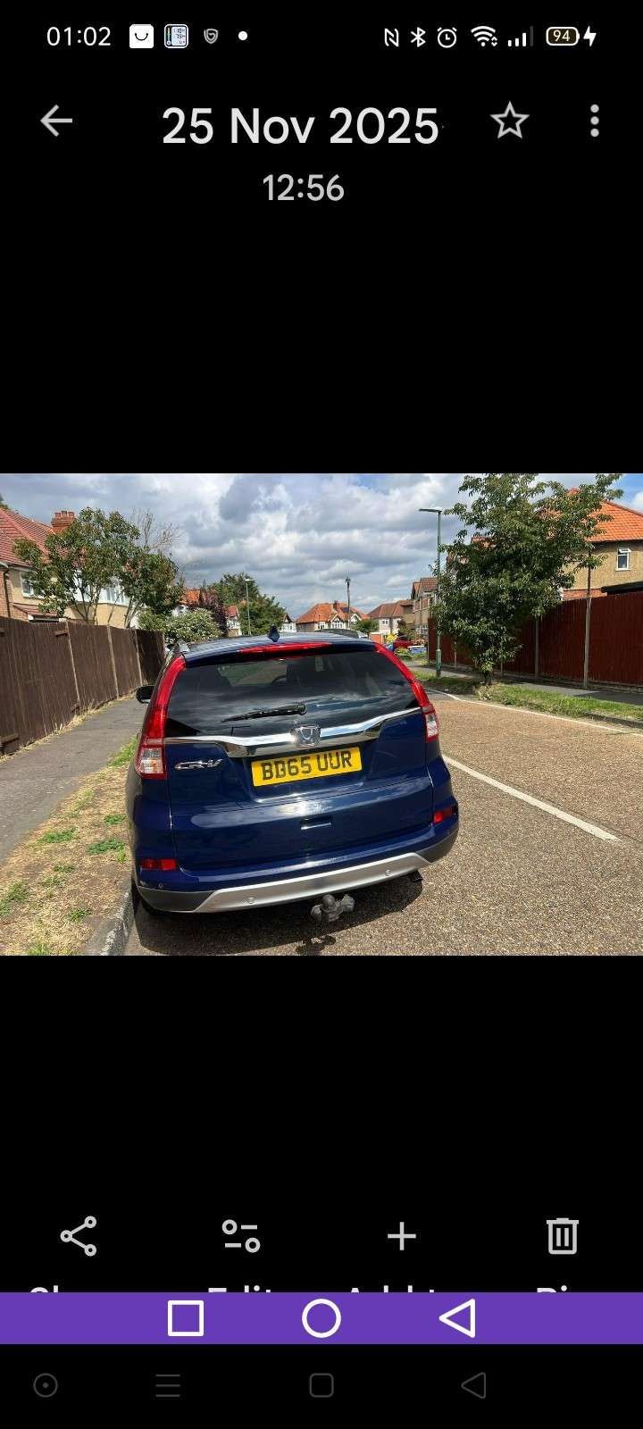 A 2015 HONDA CR-V 1.6 i-DTEC SR SUV 5dr Diesel Manual Euro 6 (s/s) (120 ps) A 2015 HONDA CR-V 1.6 i-DTEC SR SUV 5dr Diesel Manual Euro 6 (s/s) (120 ps)
