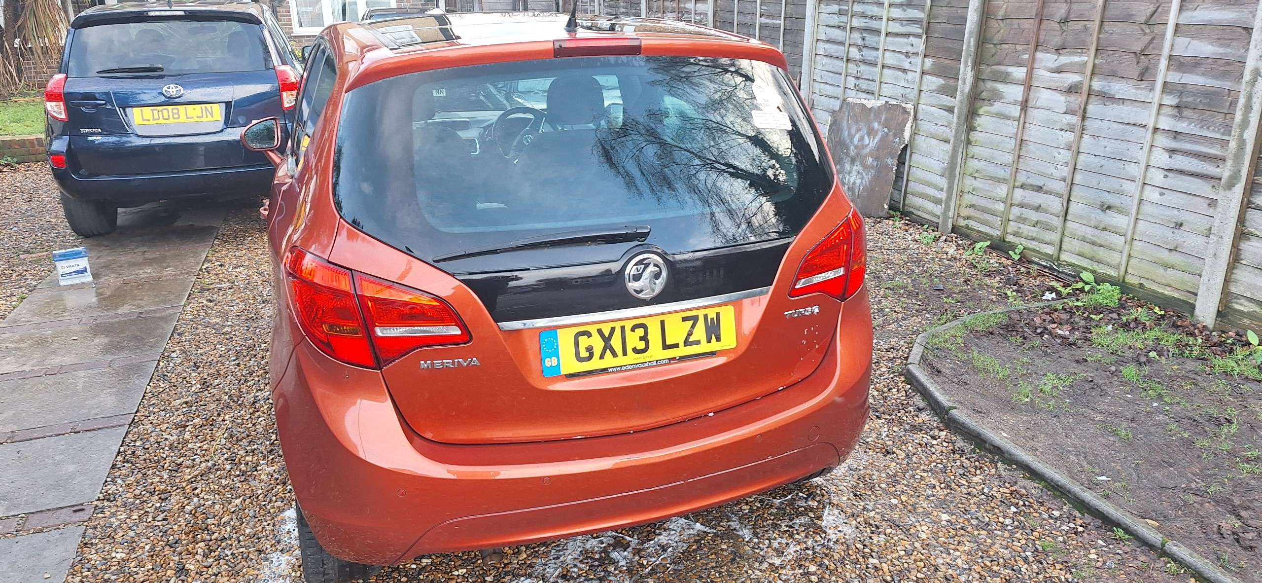 2013 VAUXHALL MERIVA 2013 VAUXHALL MERIVA