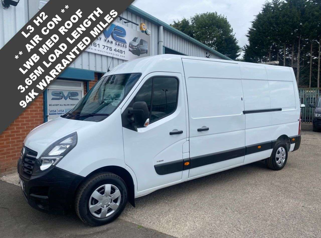 A 2021 VAUXHALL MOVANO 2.3 CDTI 3500 L3 H2 LWB MED ROOF EURO 6 *AIRCON* 94K A 2021 VAUXHALL MOVANO 2.3 CDTI 3500 L3 H2 LWB MED ROOF EURO 6 *AIRCON* 94K