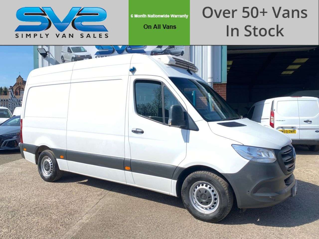 A 2021 MERCEDES-BENZ SPRINTER L2 H2 MWB RWD EURO 6 REFRIGERATED FRIDGE FREEZER 101K A 2021 MERCEDES-BENZ SPRINTER L2 H2 MWB RWD EURO 6 REFRIGERATED FRIDGE FREEZER 101K