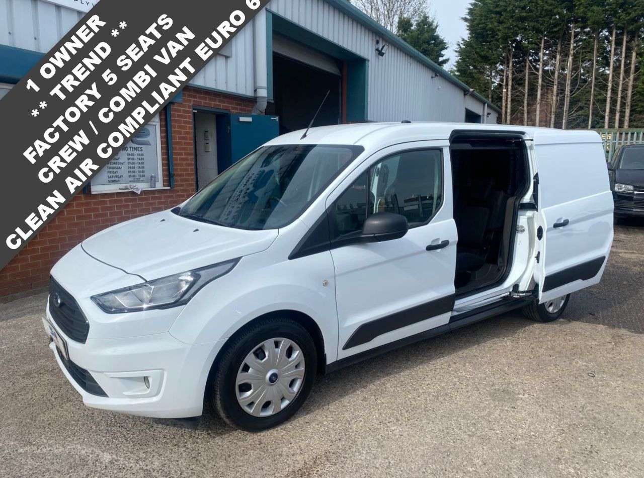 A 2020 FORD TRANSIT CONNECT FACTORY 5 SEAT L2 LWB EURO 6 TREND MODEL * CLEAN * *** FREE MAINLAND UK DEL A 2020 FORD TRANSIT CONNECT FACTORY 5 SEAT L2 LWB EURO 6 TREND MODEL * CLEAN * *** FREE MAINLAND UK DEL