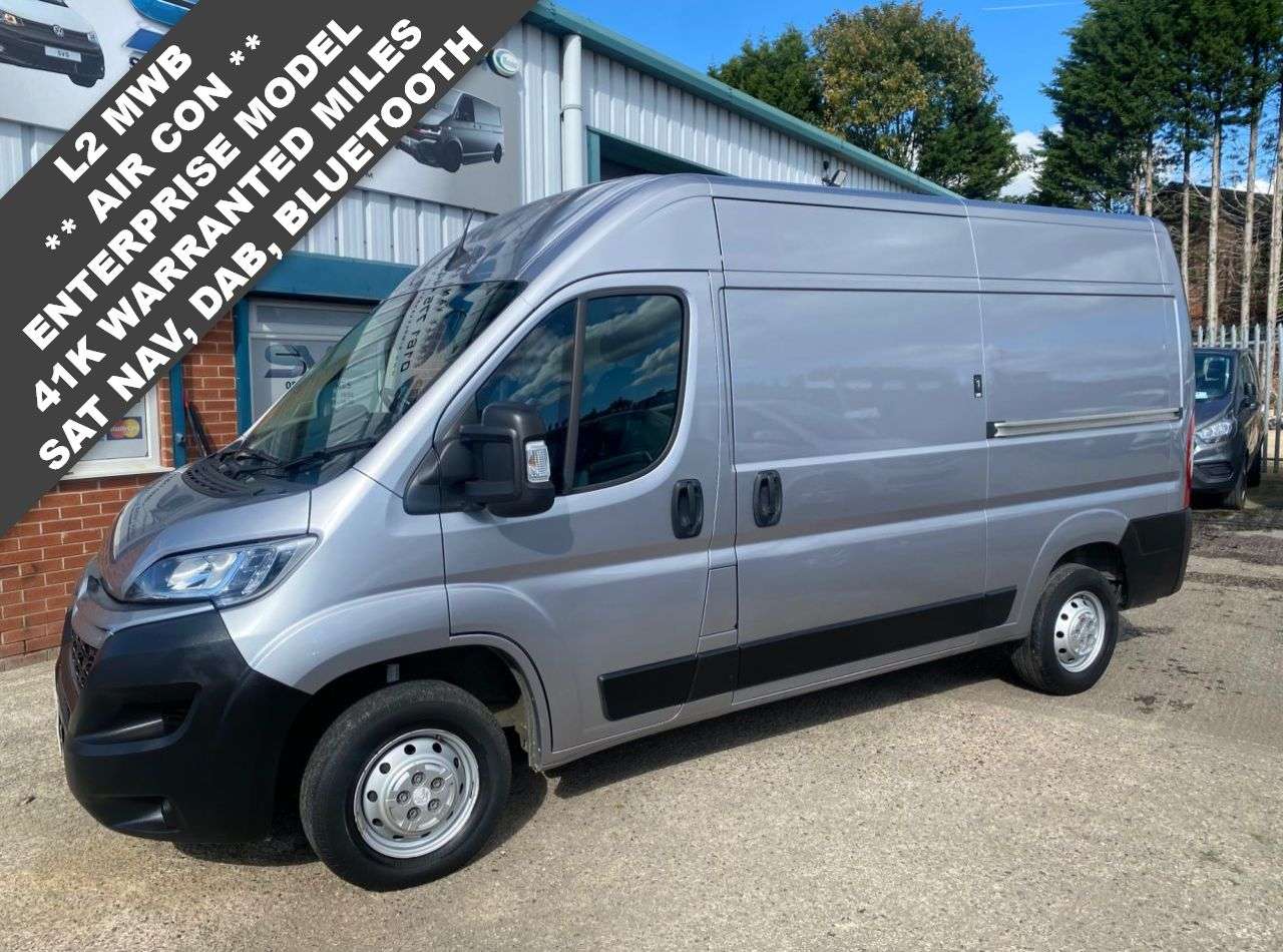 A 2022 CITROEN RELAY 2.2 BLUE HDI L2 MWB SILVER ENTERPRISE WITH A/C 41K MILES *** FREE MAINLAND A 2022 CITROEN RELAY 2.2 BLUE HDI L2 MWB SILVER ENTERPRISE WITH A/C 41K MILES *** FREE MAINLAND