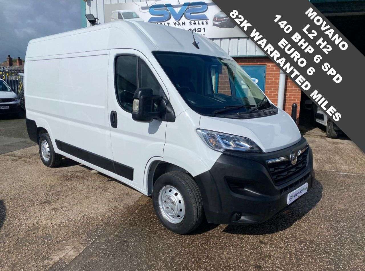 A 2022 VAUXHALL MOVANO 2.2 CDTi 3500 BITURBO DYNAMIC MWB L2 H2 VAN EURO 6 140bhp A 2022 VAUXHALL MOVANO 2.2 CDTi 3500 BITURBO DYNAMIC MWB L2 H2 VAN EURO 6 140bhp