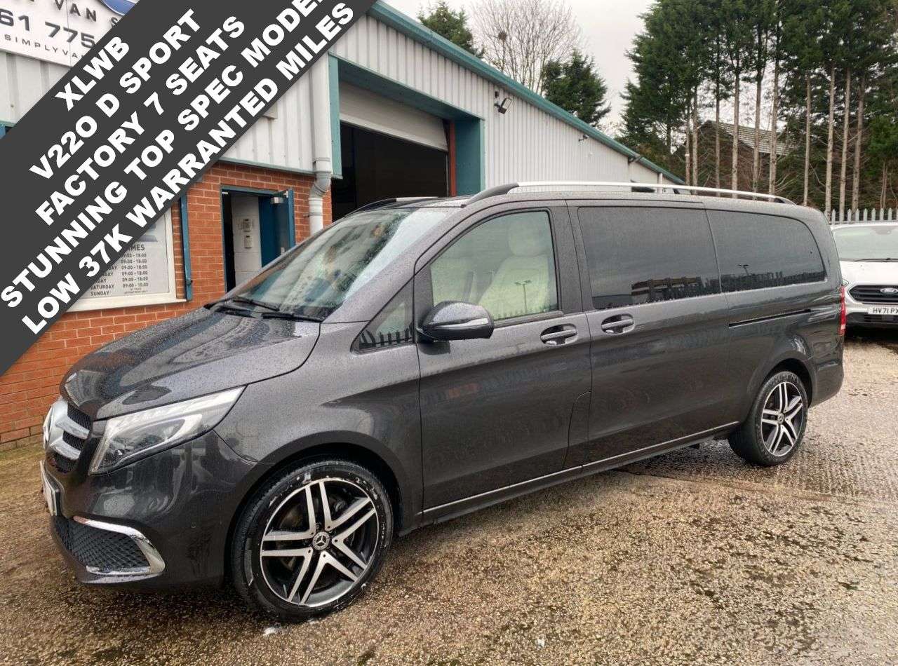 A 2022 MERCEDES-BENZ V CLASS KLASSEN 2.0 V220D XLWB SPORT 7 SEAT MPV AUTO 37K VERY HIGH SPEC *** FREE MAINLAND U A 2022 MERCEDES-BENZ V CLASS KLASSEN 2.0 V220D XLWB SPORT 7 SEAT MPV AUTO 37K VERY HIGH SPEC *** FREE MAINLAND U