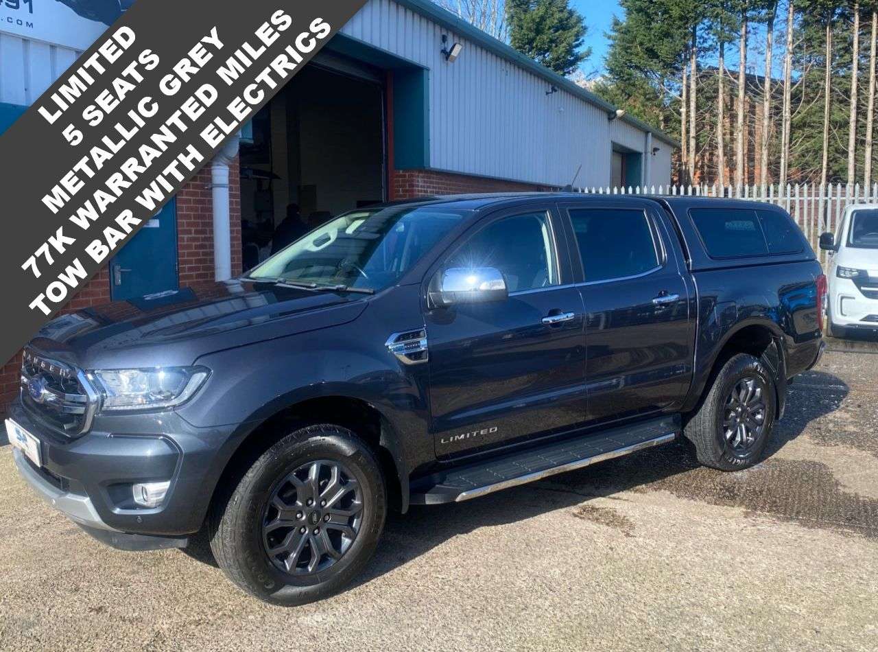 A 2021 FORD RANGER 2.0 5 SEAT AUTO 4WD LIMITED DOUBLE CAB PICK UP 4X4 77K MILES *** FREE MAINL A 2021 FORD RANGER 2.0 5 SEAT AUTO 4WD LIMITED DOUBLE CAB PICK UP 4X4 77K MILES *** FREE MAINL