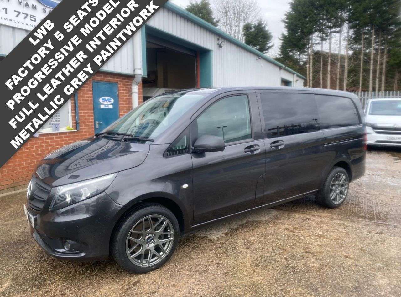 A 2021 MERCEDES-BENZ VITO 2.0 CDI 5 SEAT PROGRESSIVE AUTOMATIC CREW VAN 140BHP 34K MILES A 2021 MERCEDES-BENZ VITO 2.0 CDI 5 SEAT PROGRESSIVE AUTOMATIC CREW VAN 140BHP 34K MILES