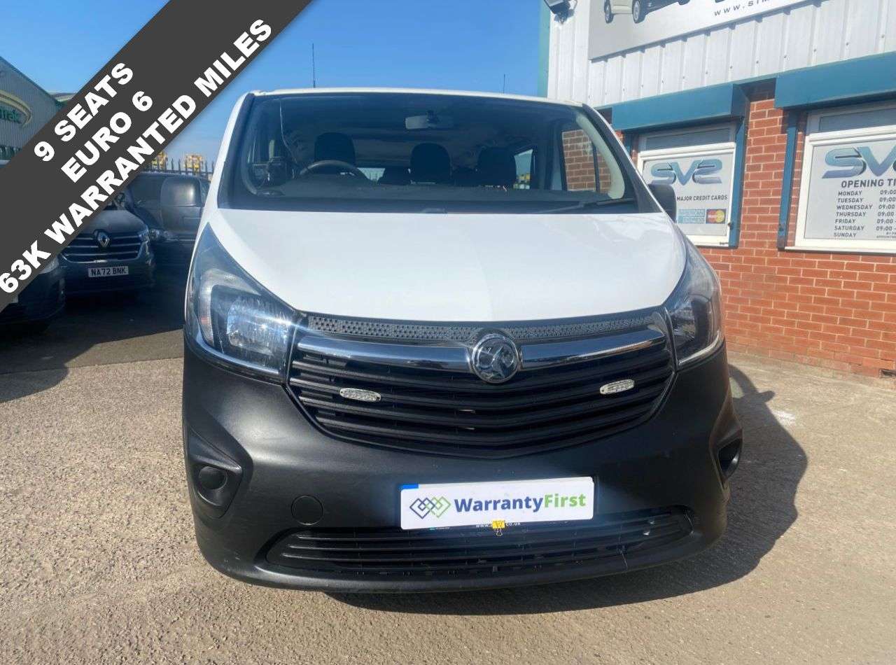 A 2017 VAUXHALL VIVARO 1.6 CDTi 2900 BiTurbo 9 SEATER MINIBUS WITH LOW 63,000 MILES A 2017 VAUXHALL VIVARO 1.6 CDTi 2900 BiTurbo 9 SEATER MINIBUS WITH LOW 63,000 MILES